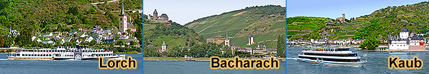 Rheinschifffahrt Bacharach, Rheinschiffe Oberwesel, Loreley, St. Goar, St. Goarshausen Kaub, Lorch, Burg Rheinstein, Bingen, Rüdesheim 2023 2024