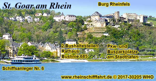 Burg Rheinfels bei St. Goar am Rhein